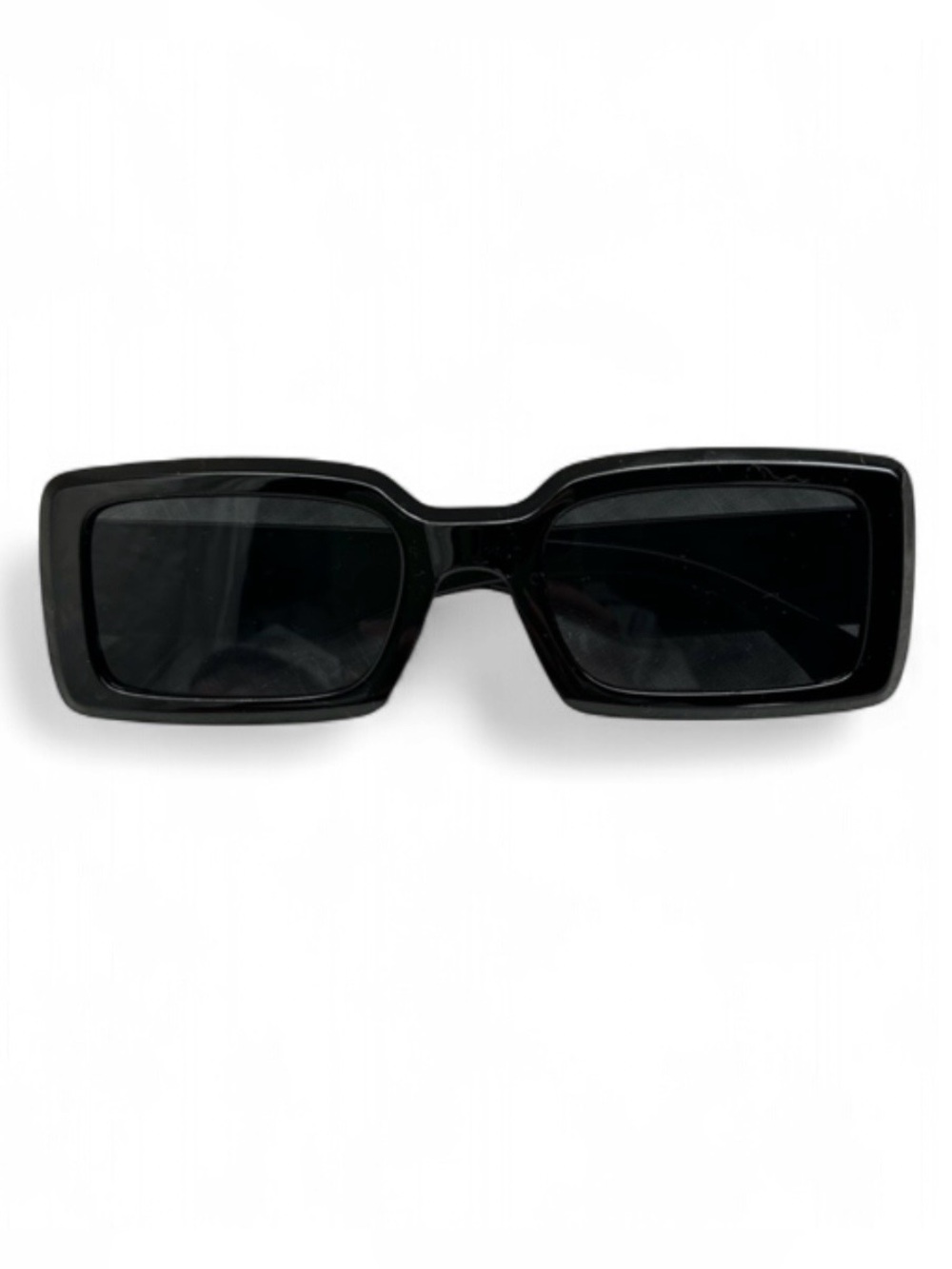 Black rectangle sunglasses